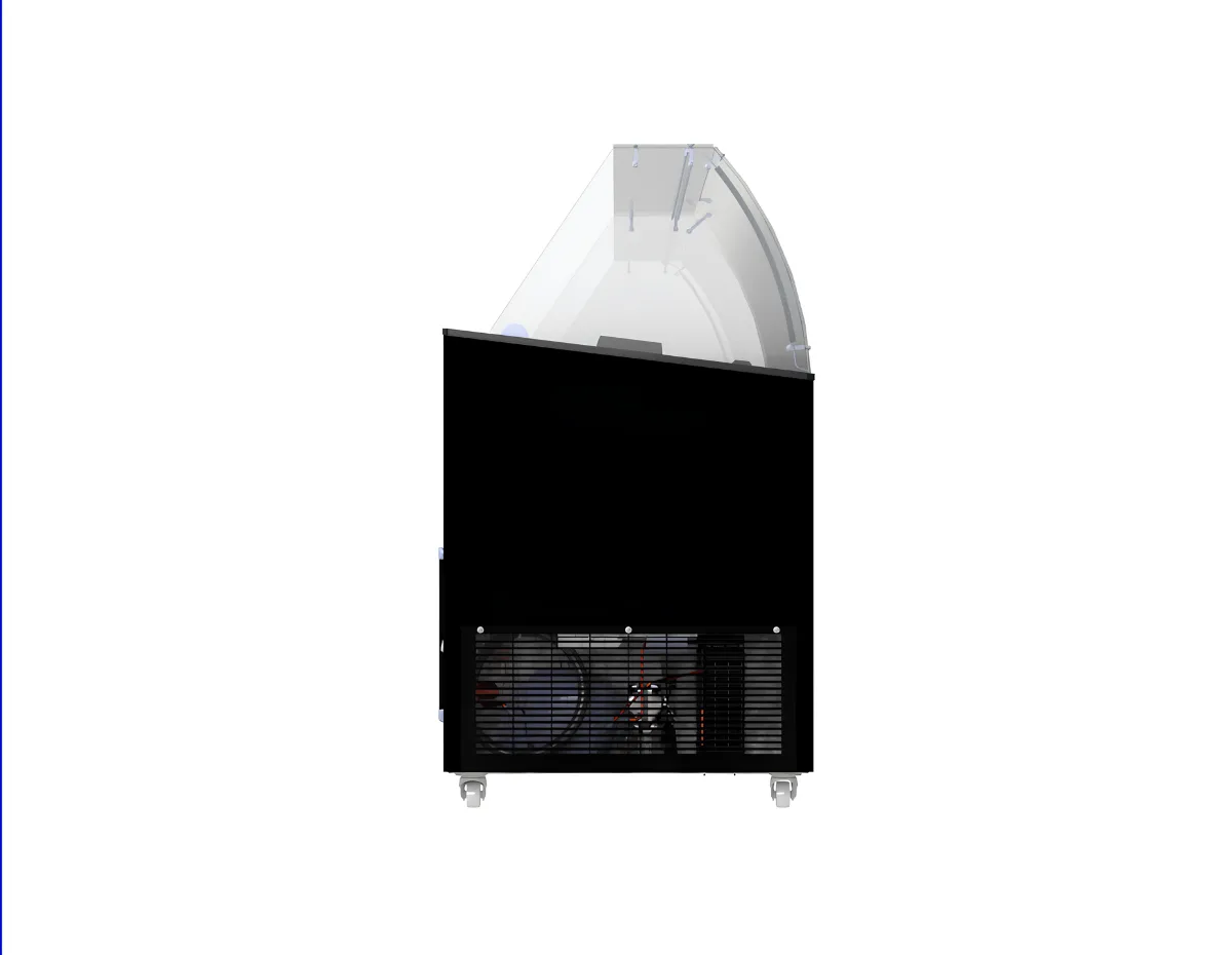 Speiseisvitrine Tenerife Schwarz 10X5 l · Combisteel 7472.0134
