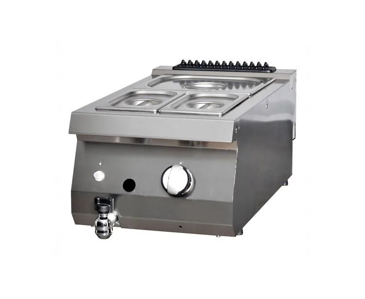Maxima Heavy Duty Bain Marie · Einzeleinheit · 70 cm Tief · Gas