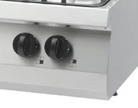 Weitere Ansicht: Heavy Duty Kochfeld · 4 Brenner · Doppeleinheit · 70 cm Tief · 24 kW · Gas