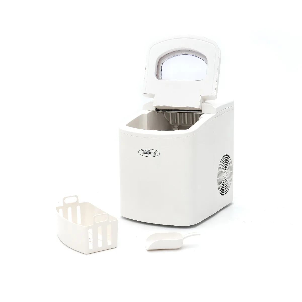 Weitere Ansicht: Eiswürfelmaschinen · 10-12 kg/Tag · Kugelwürfel · Luftgekühlt · Weiß