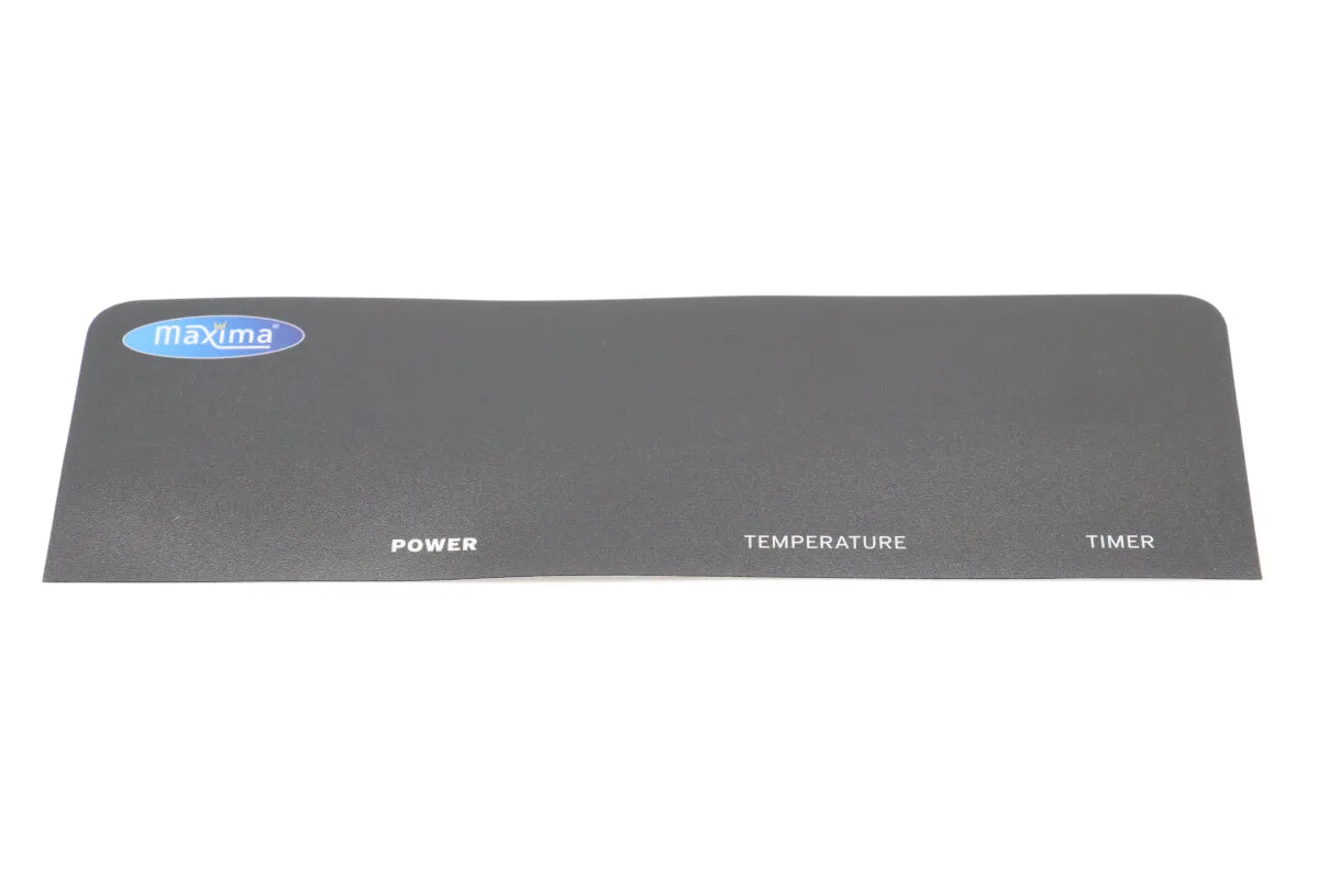 Maxima CONTROL PANEL STICKER – Q 09374413