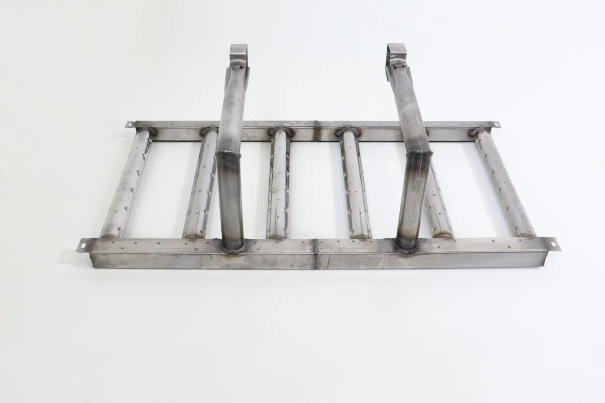 Weitere Ansicht: M900 GAS TILTING BRATT PAN 130L – Brenner Edelstahl Rohr W 6 Arm