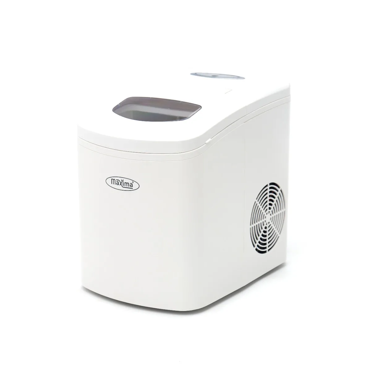 Maxima Eiswürfelmaschinen · 10-12 kg/Tag · Kugelwürfel · Luftgekühlt · Weiß