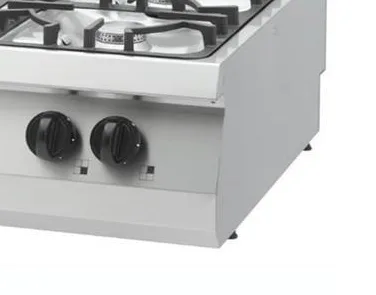 Weitere Ansicht: Heavy Duty Kochfeld · 4 Brenner · Doppeleinheit · 70 cm Tief · 30 kW · Gas
