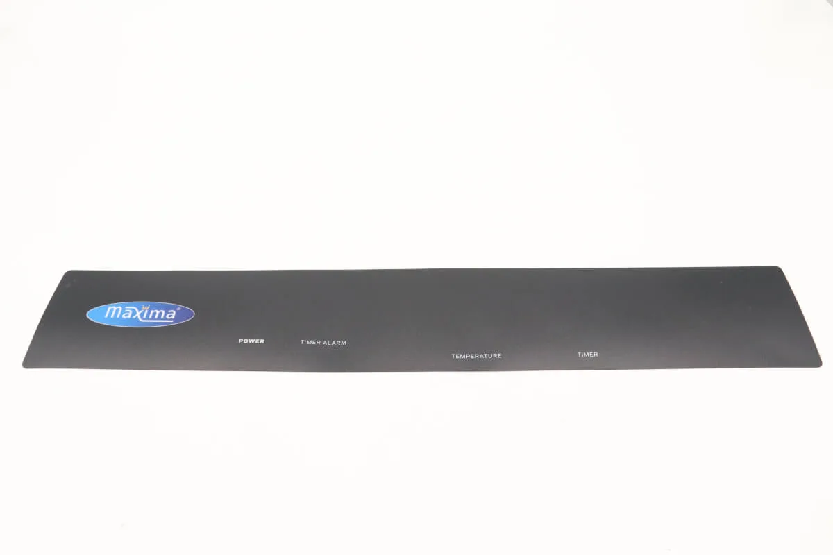 Maxima CONTROL PANEL STICKER – E 09374401