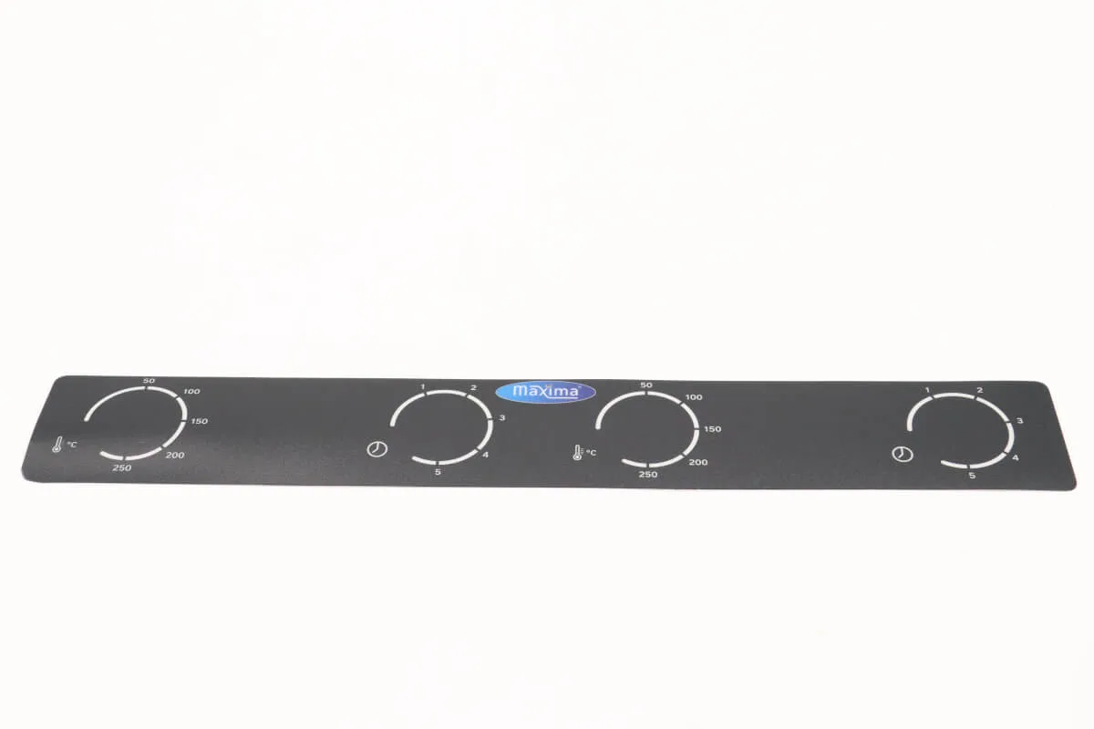 Maxima CONTROL PANEL STICKER – D 09374400
