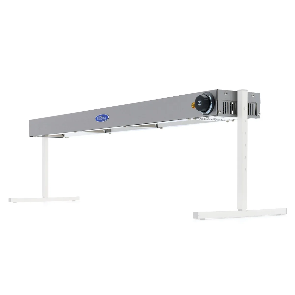 Maxima Warmhalteleiste · 107 cm · für Deckenmontage & Freistehend geeignet