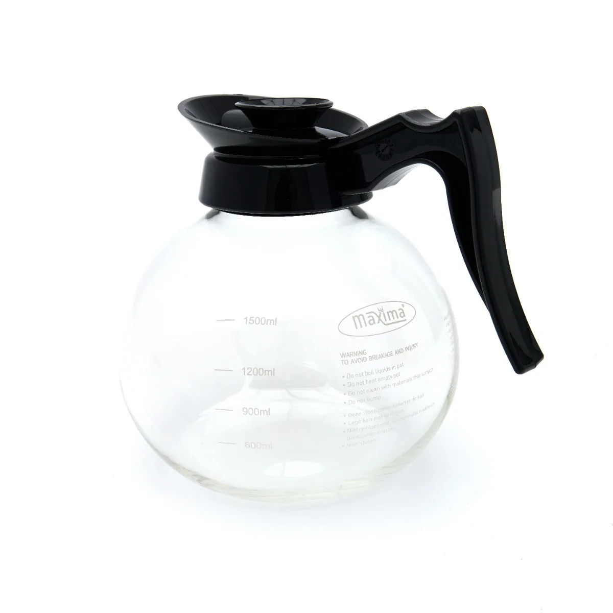 Maxima Filterkoffiezetapparaat – Glazen Kan 1.8L 09365255