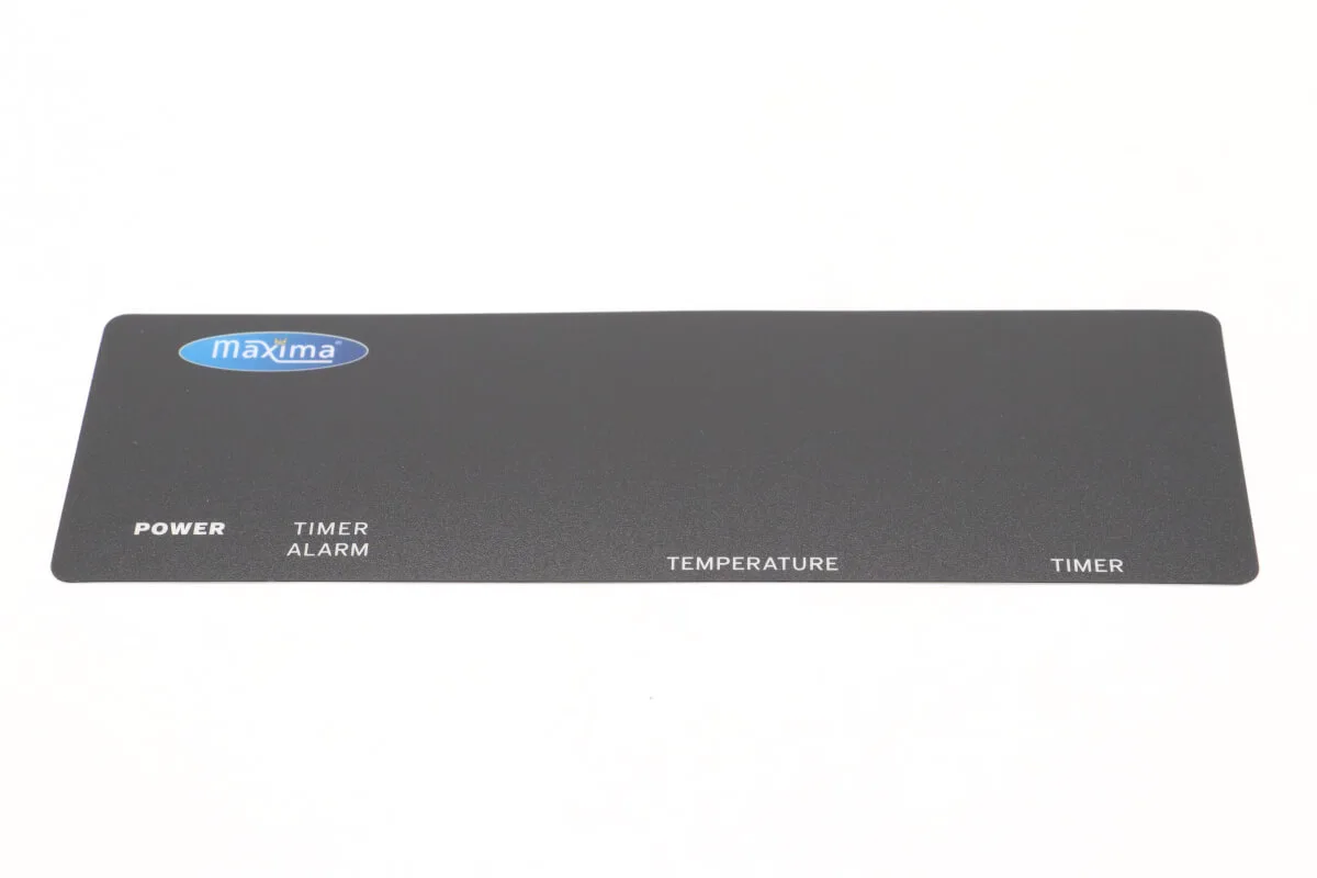 Maxima CONTROL PANEL STICKER – F 09374402