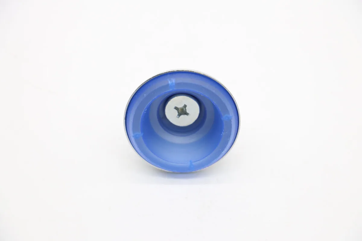 Weitere Ansicht: Fuß Chrom/Blau M8 (46*8*15 mm)