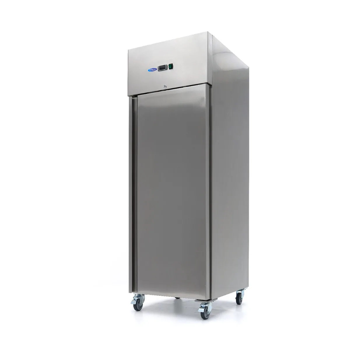 Maxima Kühlschrank · 600 l · 3 Einstellbare Regale (2/1 GN) · Rostfreier Stahl · auf Rädern