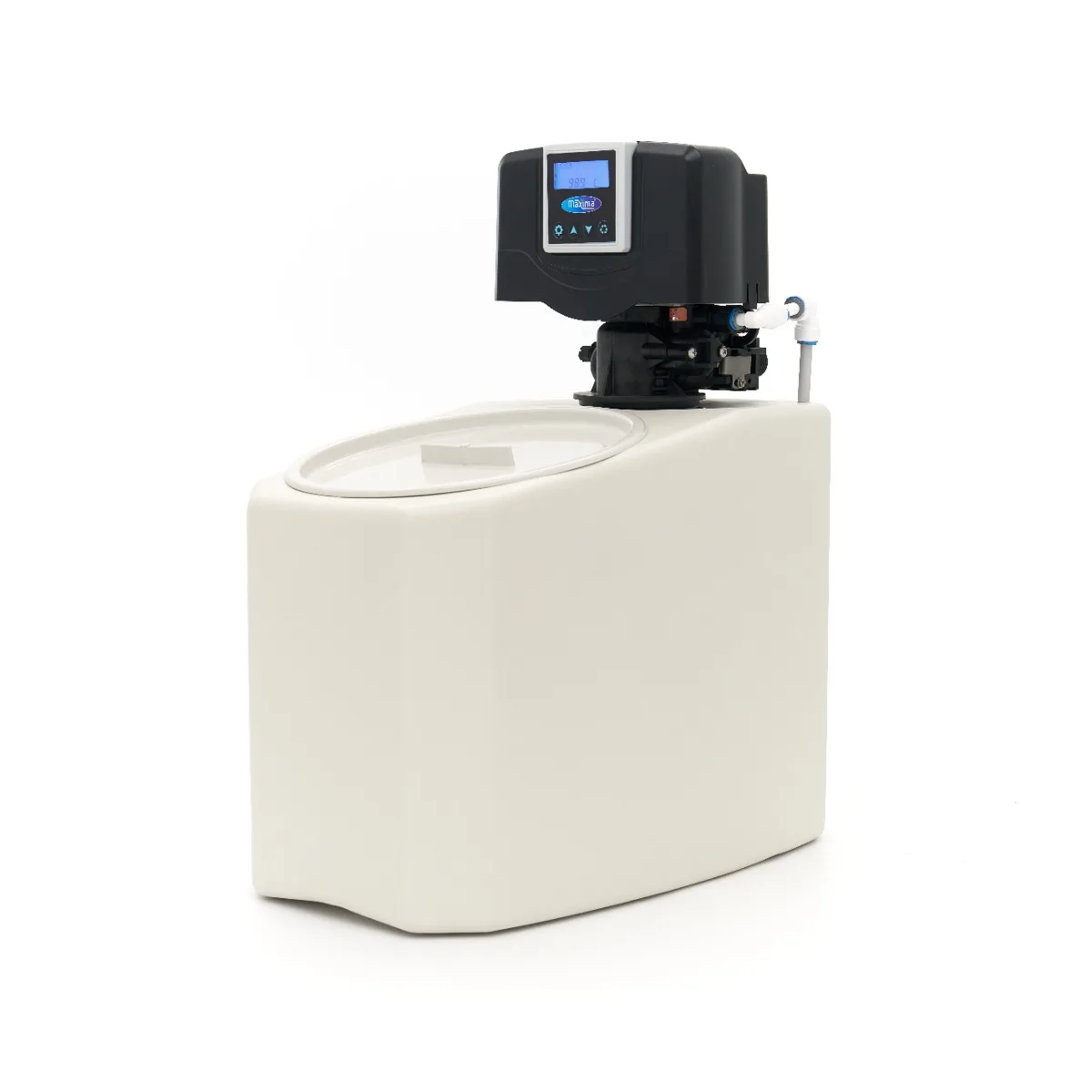 Maxima Automatischer Wasserenthärter · Descaler · 8L -Harz · Digital Anzeige