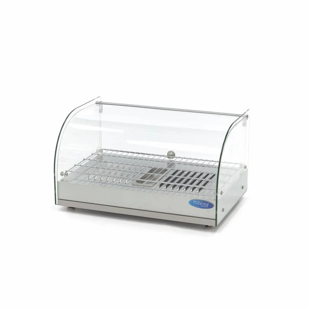 Maxima Wärmevitrine · 25 l · 55 cm · 1 Regal