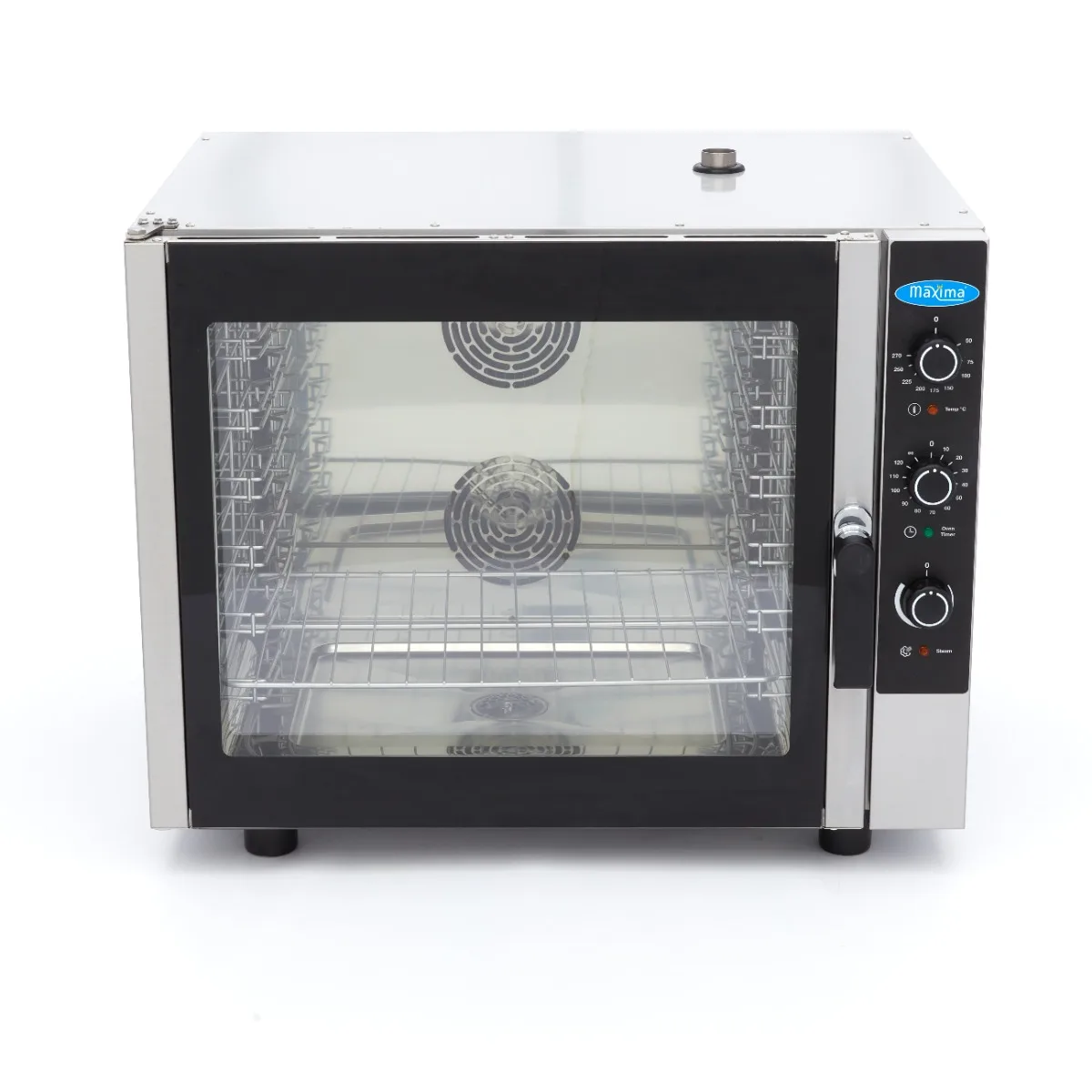 Extra aanzicht: Combisteamer · 6 Bakken (1/1 GN / 60 x 40 cm) · Analoog · 400V