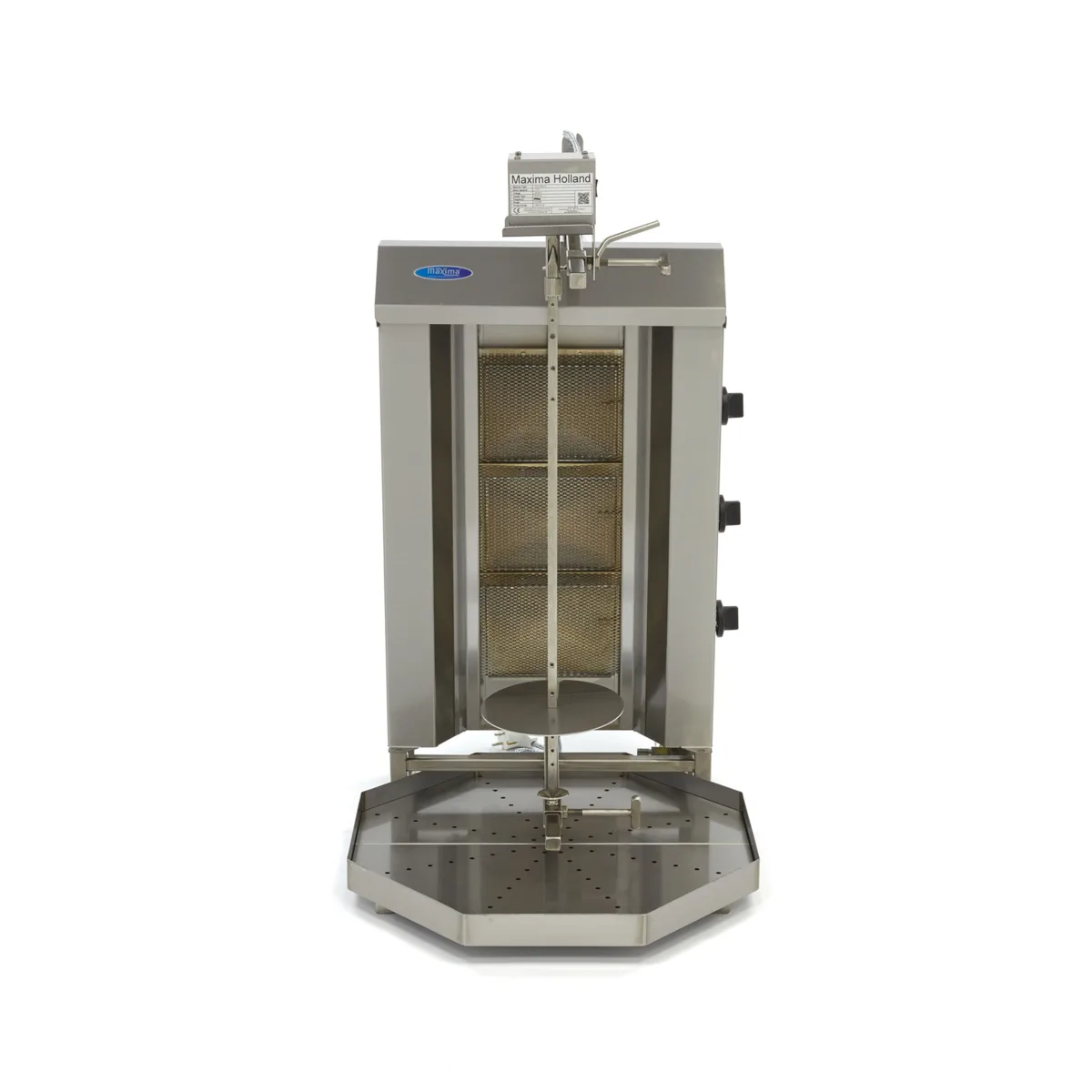 Weitere Ansicht: Dönergrill · 3 Brenner · 30 kg Fleisch · Gas