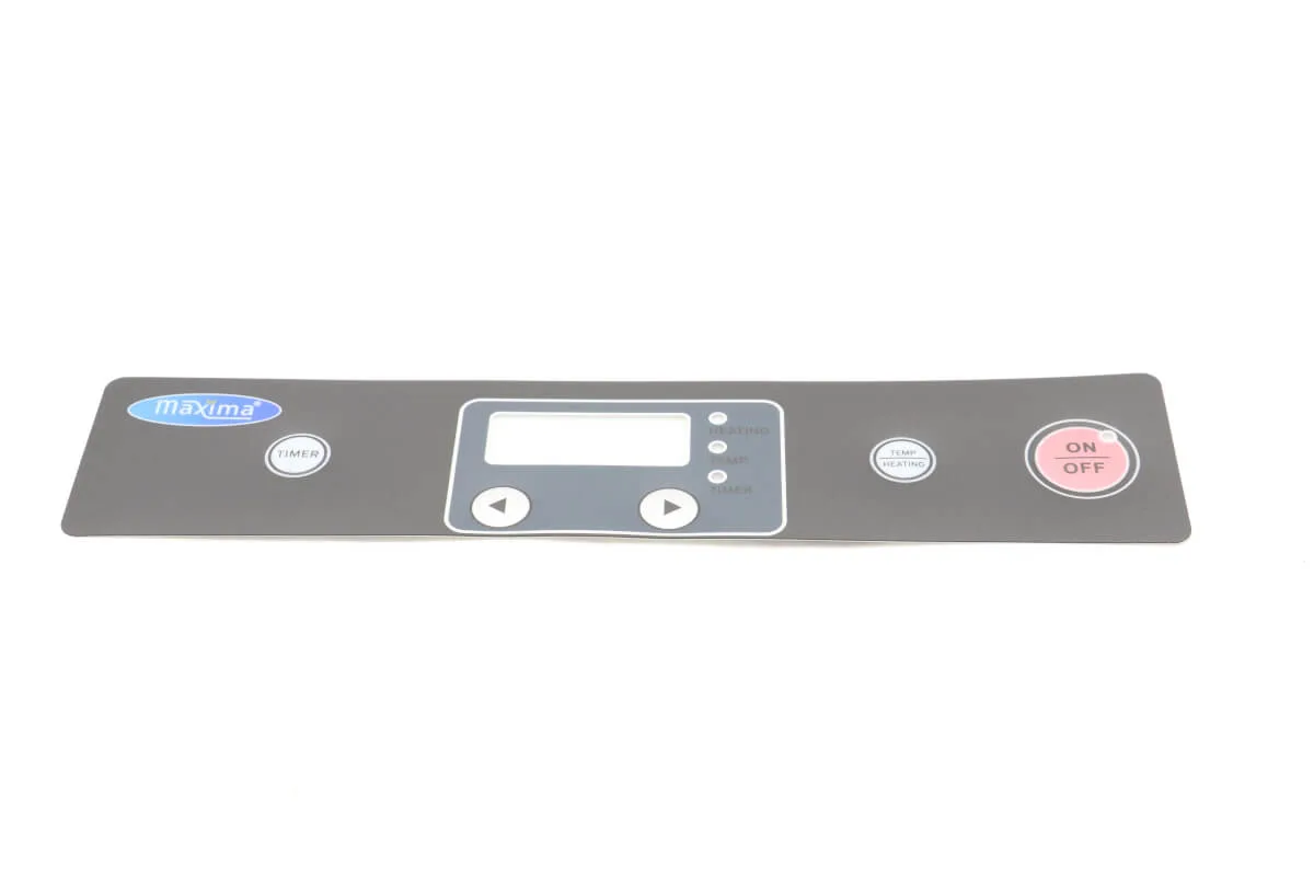 Maxima Induktionskochplatte 2.7KW – Bedienfeldaufkleber #2 09371874