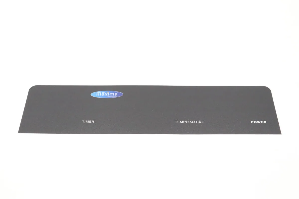 Maxima CONTROL PANEL STICKER – J 09374406