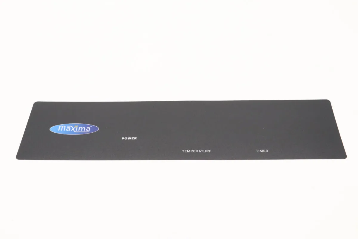 Maxima CONTROL PANEL STICKER – L 09374408