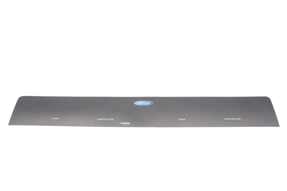 Maxima CONTROL PANEL STICKER – M 09374409