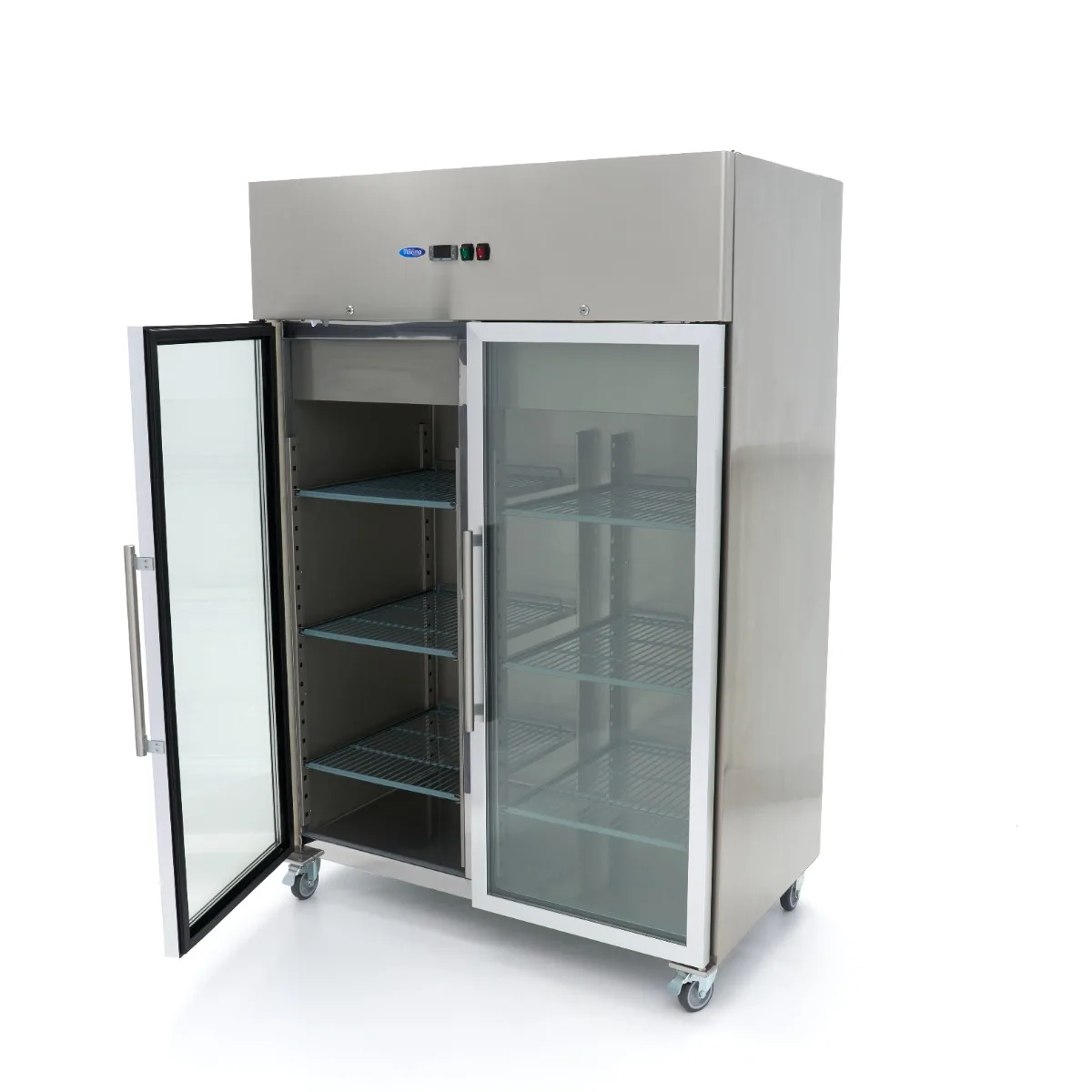 Weitere Ansicht: Gefrierschrank · 1200 l · 6 Einstellbare Regale (2/1 GN) · Rostfreier Stahl · mit Glastür