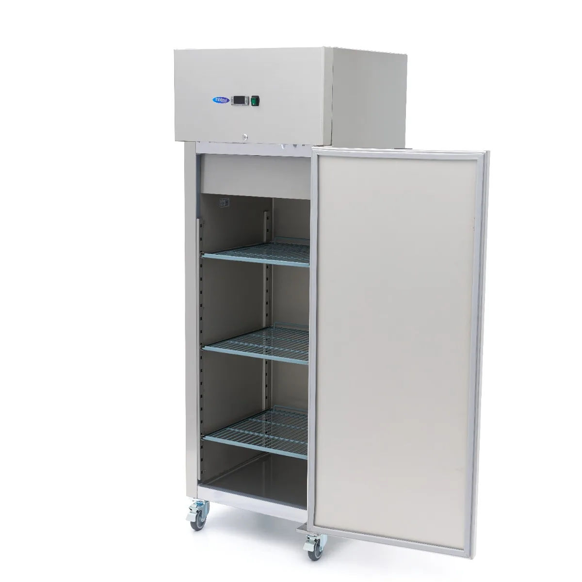 Weitere Ansicht: Kühlschrank · 400 l · 3 Einstellbare Regale · Rostfreier Stahl · auf Rädern