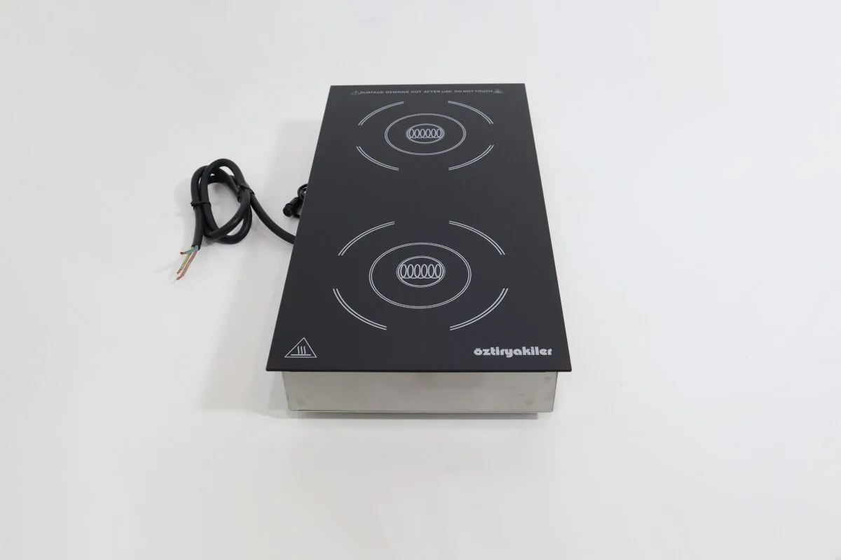 Extra aanzicht: M700/900 Inductie COOKER – Compleet montage-eenheid (2 branders)