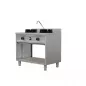 Preview: Gas-Wokherd KRT-02-M 2 Kochzonen 2x15 kW für Erdgas/Propan