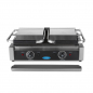 Preview: Kontaktgrill - gerillt - Doppelgrillplatte - 2 x 22 cm