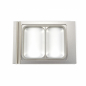 Preview: Menu Tray 227 x 178 mm - Small - 2 Compartments