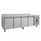 Preview: EASYLINE Kühltisch 700 / 4-türig inkl. Aufkantung - Monoblock