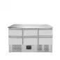 Preview: EASYLINE Kühltisch Mini 700 / 3-fach - mit 6 Schubladen
