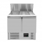 Preview: Saladette 700 2-fach mit Klappdeckel - Easyline - Gastrohot