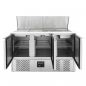 Preview: EASYLINE Saladette 700 / 3-fach mit Klappdeckel