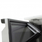 Preview: EASYLINE Saladette 700 / 3-fach mit eckigem Glasaufsatz
