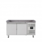 Preview: Pizzakühltisch Easyline 800 2-türig grau - Gastrohot