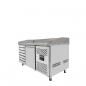 Preview: EASYLINE Pizzakühltisch 800 / 1-türig & 7 Schubladen "grau"