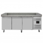 Preview: Pizzakühltisch Easyline 800 3-türig grau - Gastrohot