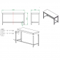 Preview: EASYLINE Arbeitstisch 600 / unterfahrbar B:1600