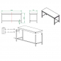 Preview: EASYLINE Arbeitstisch 700 / unterfahrbar B:1800