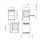 Preview: EASYLINE Gläserspülmaschine 40x40 / 230 Volt - Modell: VT-E GW40 DRD