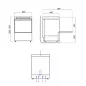 Preview: EASYLINE Geschirrspülmaschine 50x50 / 230 Volt - Modell: VT-E DW50 DRD