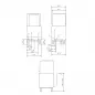 Preview: EASYLINE Haubenspülmaschine 50x50 / 400 Volt - Modell: VT-E HW54 DRD