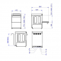 Preview: TOPLINE Gläserspülmaschine 40x40 / 230 Volt - Modell: VT-S GW40 DRDS