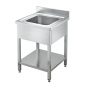 Preview: Spültisch 700 1 Becken B 800 - Topline Spültisch für die Gastronomie
