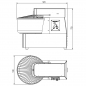 Preview: EASYLINE Teigknetmaschine fester Kessel - 50 Liter / 400 Volt