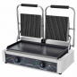 Preview: Elektro Kontaktgrill Doppelt Breite 568 mm - Oben Gerillt Unten Glatt - Gastrohot