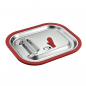 Preview: TOPLINE Gastronorm Deckel GN 1/2 - mit Gummidichtung