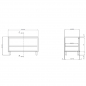 Preview: TOPLINE Arbeitsschrank 700 / offen B:1600