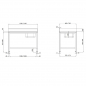 Preview: TOPLINE Cheftisch 600 / Becken rechts mit Aufkantung B:2000