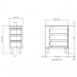 Preview: TOPLINE Schubladenschrank 700 / 3 Schubladen B:600